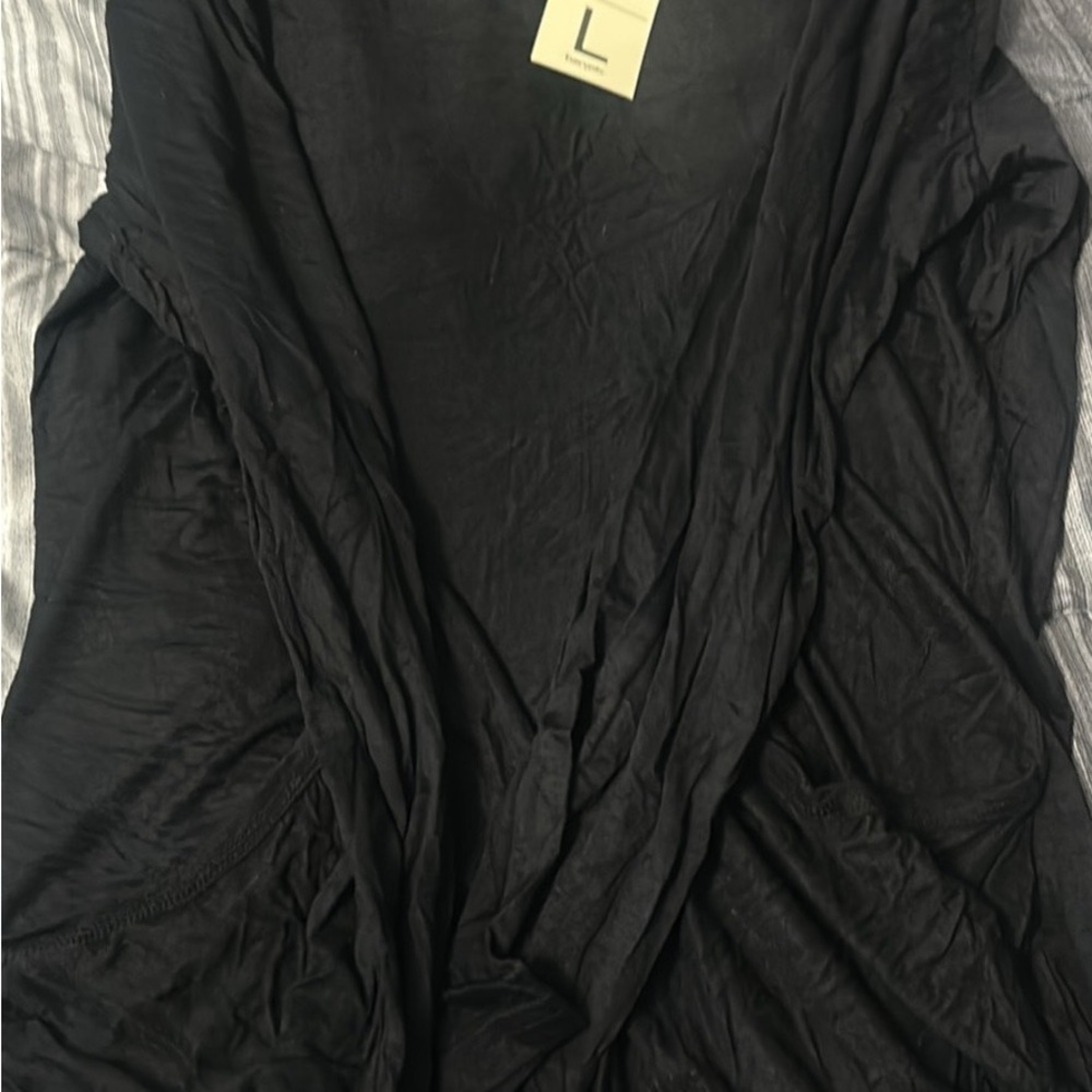 Black Draped cardigan